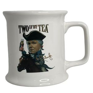 Rush Limbaugh Signed Ceramic Tankard Two If By Tea American Revolution Patriot